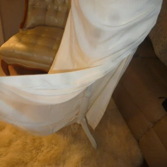 PRRIME  Sexy Side Slit Maxi Dress – Ivory – Size L (Runs Small) NWT - Picture 3 of 11